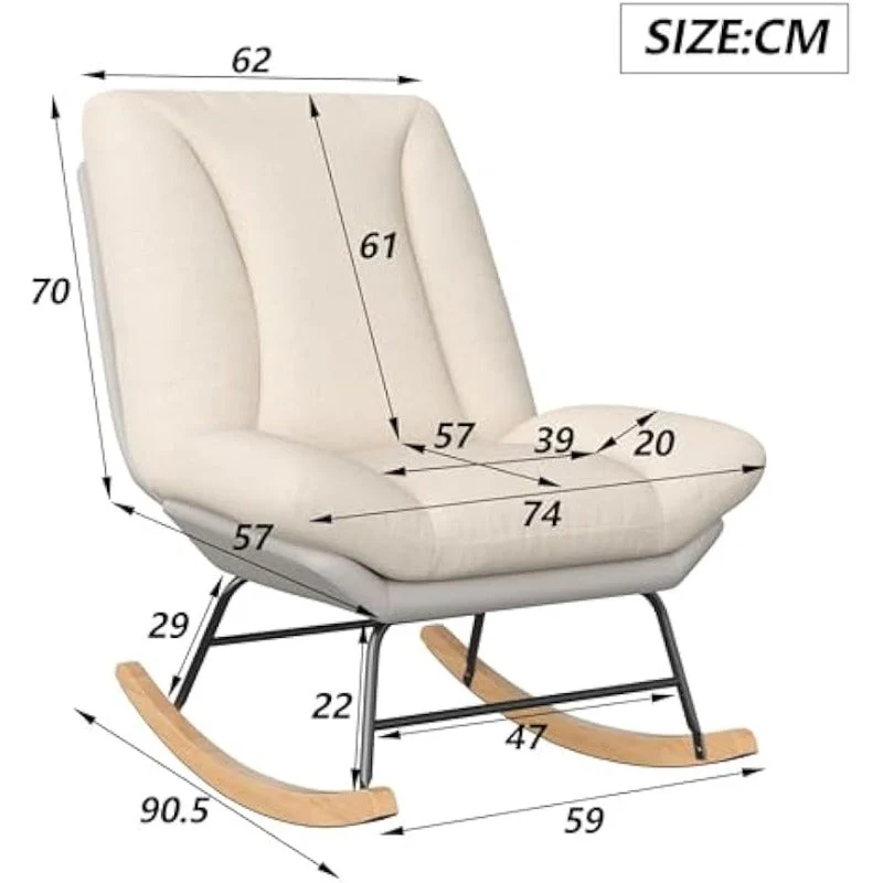 Chaise à bascule allaitement – Image 5