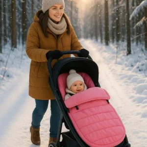 CHANCELIERE BEBE | Cocon douillet rose