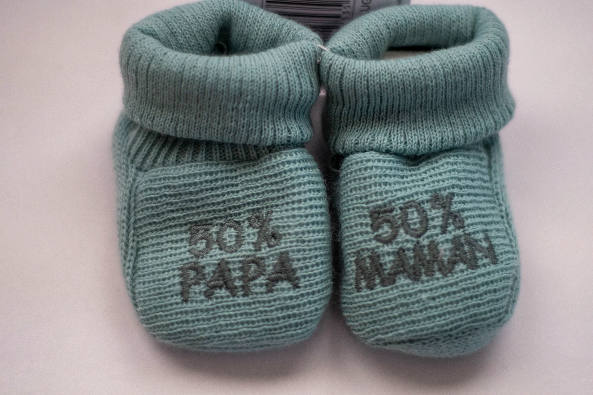 Chaussons bébé 50% PAPA 50% MAMAN – Image 3