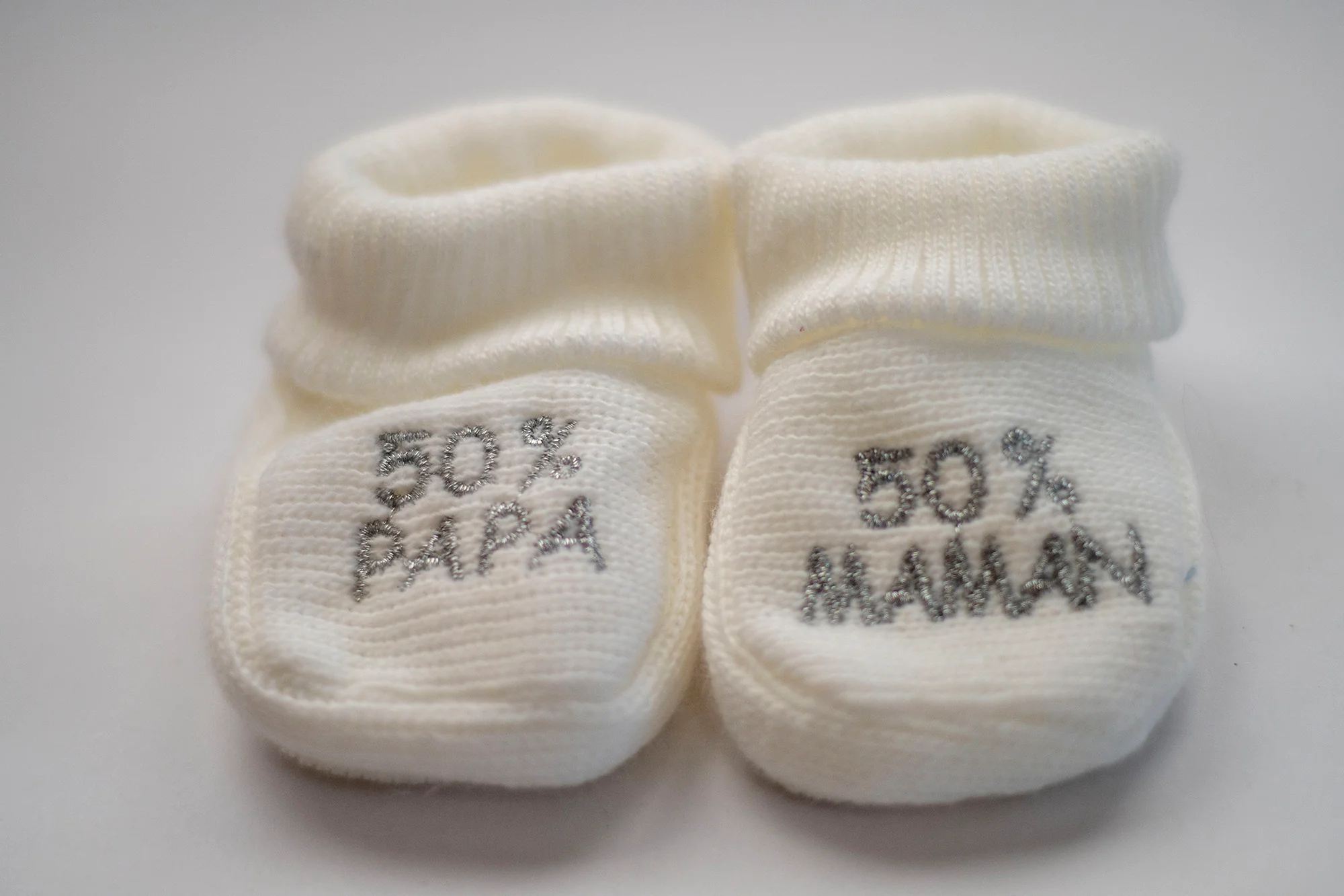 Chaussons bébé 50% PAPA 50% MAMAN – Image 4
