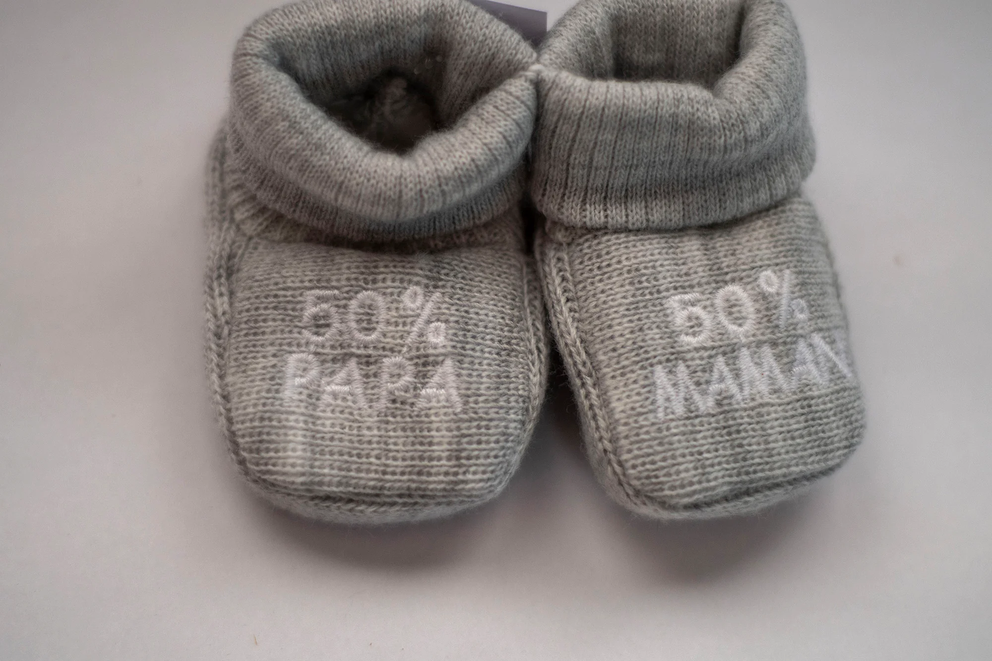 Chaussons bébé 50% PAPA 50% MAMAN – Image 2