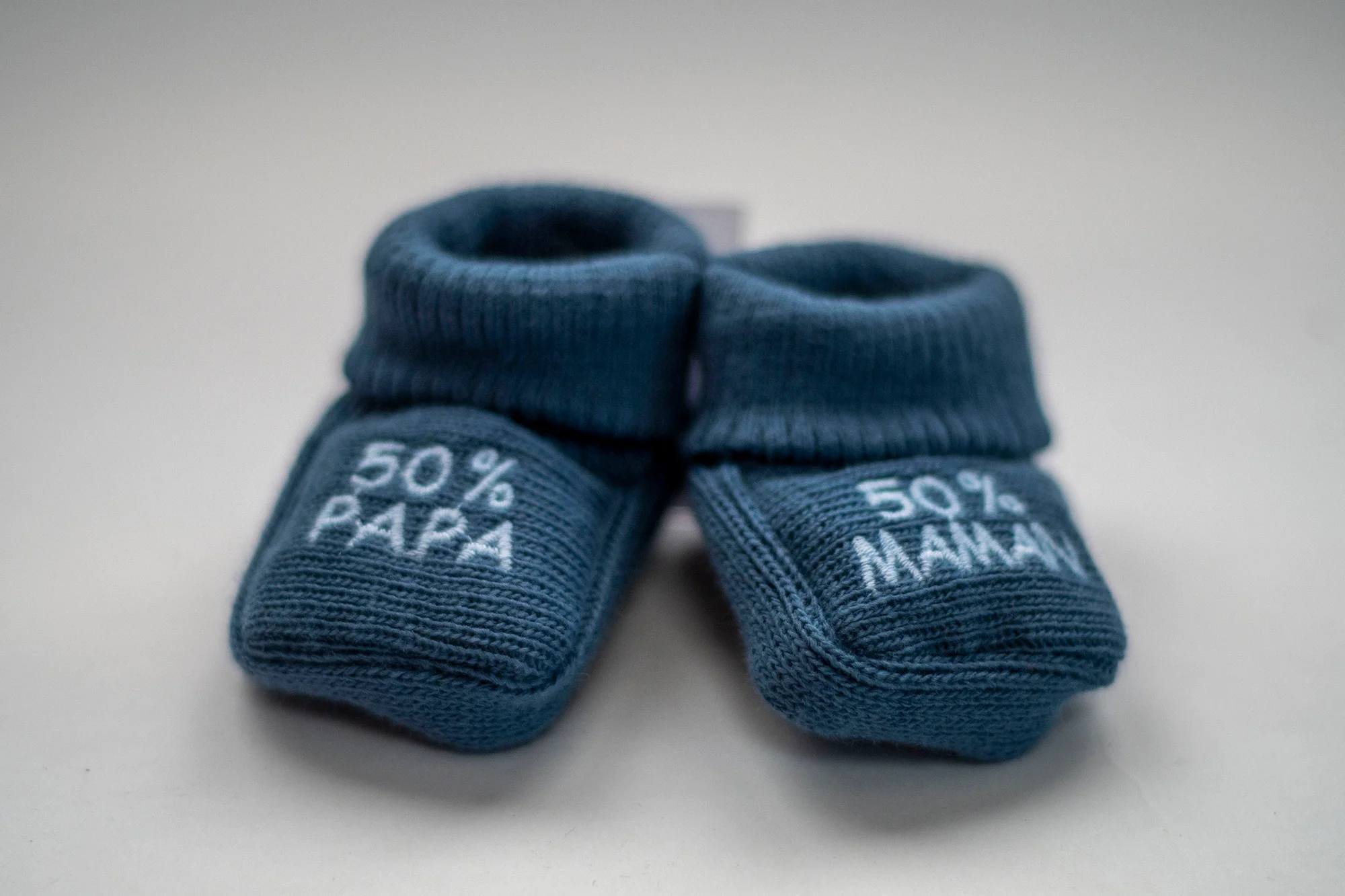 Chaussons bébé 50% PAPA 50% MAMAN – Image 5