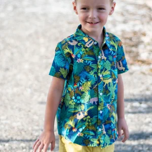 Chemise garçon manches courtes