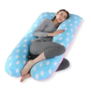 Coussin d'allaitement motif nuage