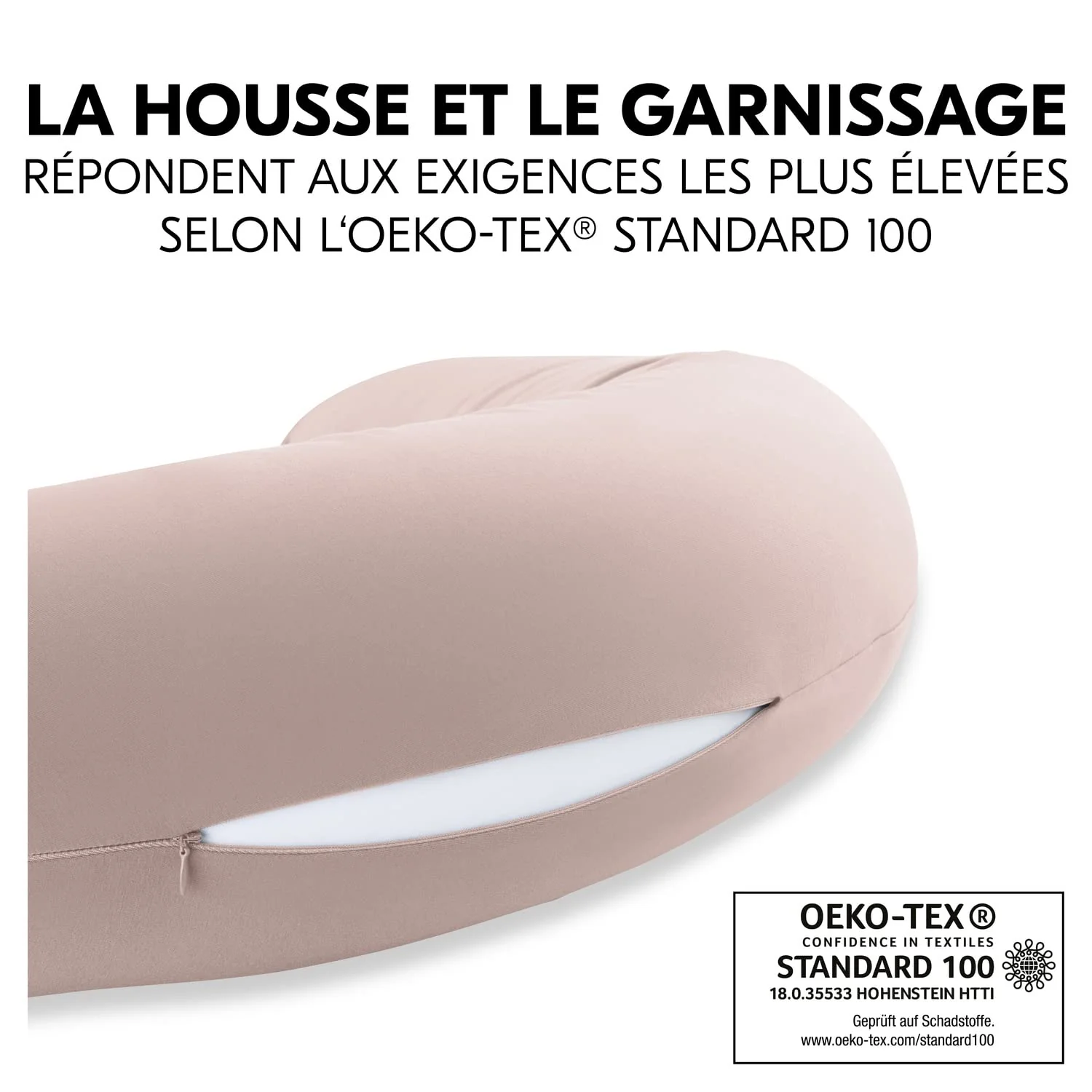 Coussin d'allaitement U microbilles – Image 6