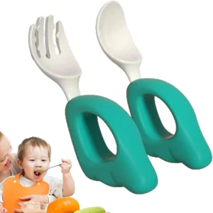 CUILLERE BEBE - LittleUtensilsâ„¢ - Vert