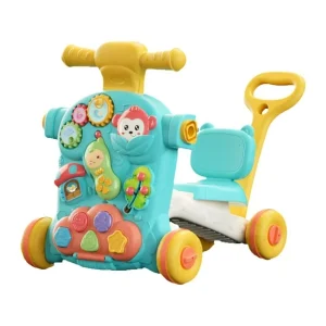 Trotteur transformable 3 en 1 - Bleu