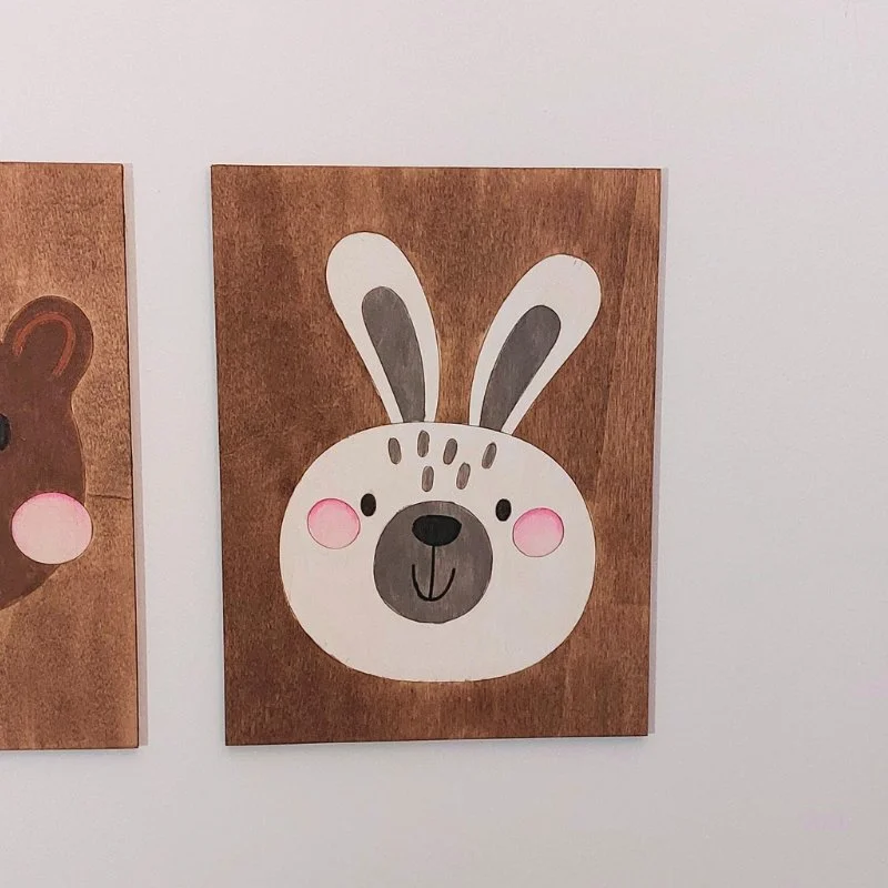 Affiches bois animaux forêt chambre de bébé – Image 6