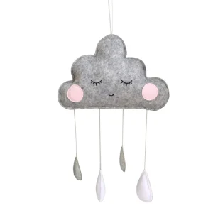DECORATION CHAMBRE BEBE - CloudDrops™ - Gris