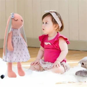 Doudou bébé fille | Poupée lapinou