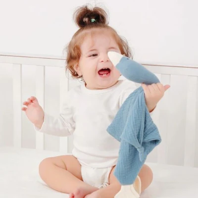 Doudou bébé | Oie en mousseline – Image 7