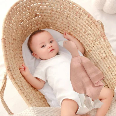 Doudou bébé | Oie en mousseline – Image 3