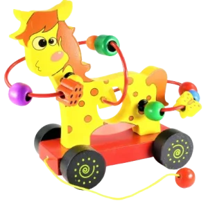 Boulier en bois - Girafe