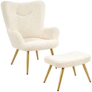 Fauteuil d'allaitement blanc