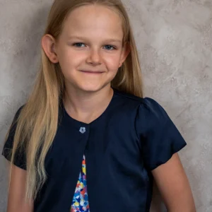 Gilet fille manches courtes