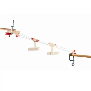 Mini-téléphérique en bois à 2 cabines et station – Kraul