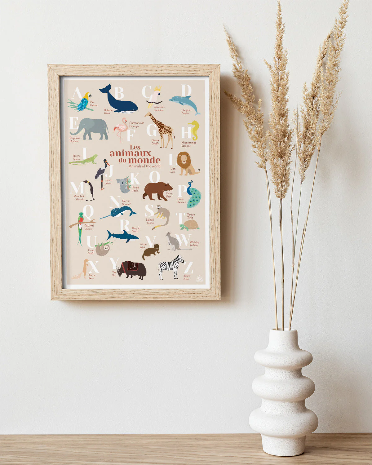 L'ABECEDAIRE DES ANIMAUX DU MONDE BILINGUE ANGLAIS – Image 3