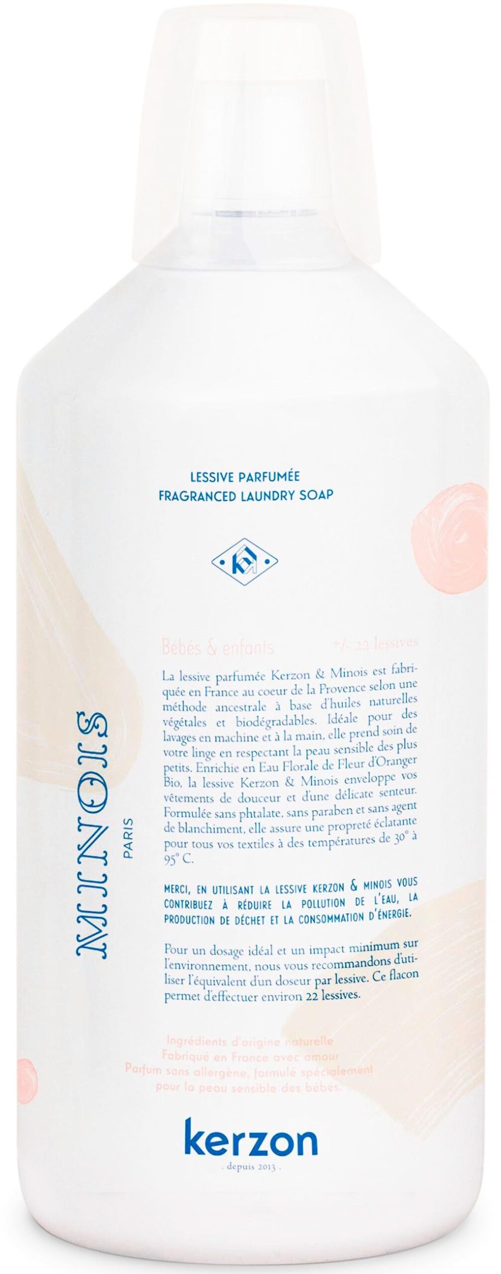Lessive parfumée 1000ml – MINOIS PARIS