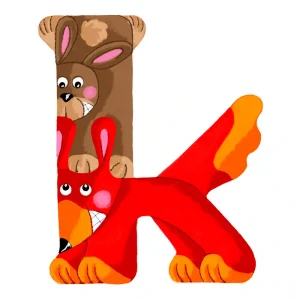 Lettre en bois K – Artisans du Jura