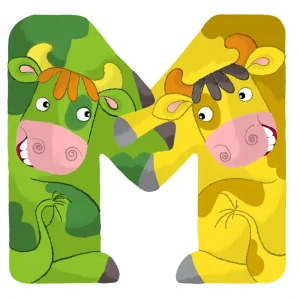 Lettre en bois M – Artisans du Jura