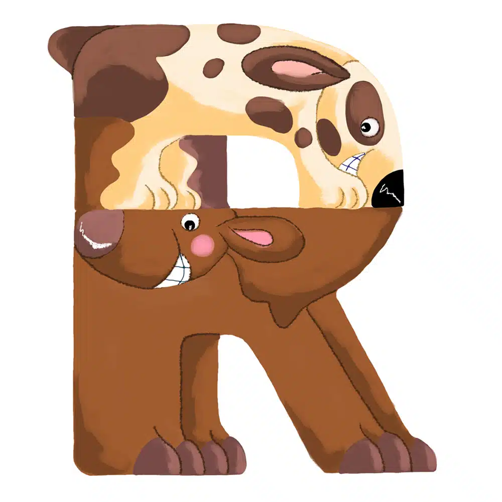 Lettre en bois R – Artisans du Jura – Image 3