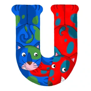 Lettre en bois U – Artisans du Jura