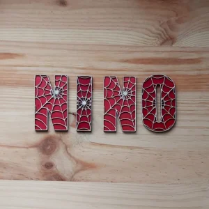 Lettre Prénom Spiderman