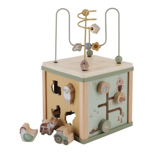 CUBE D&rsquo;ACTIVITE EN BOIS LITTLE FARM – LITTLE DUTCH