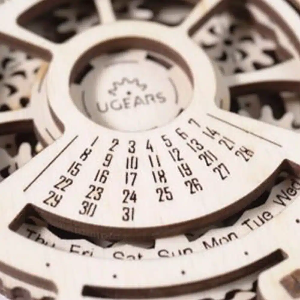 Puzzle 3D Calendrier perpétuel – Ugears – Image 2