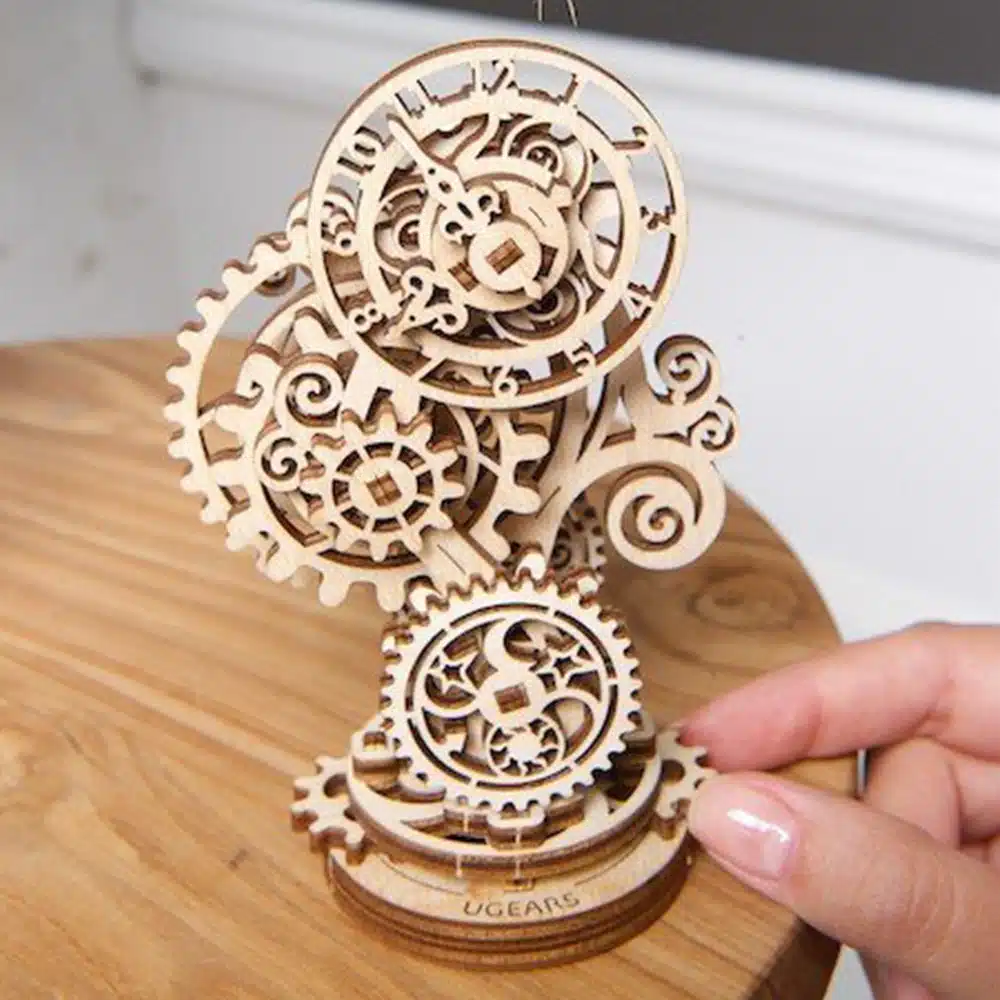 Puzzle 3D Horloge steampunk – Ugears – Image 2