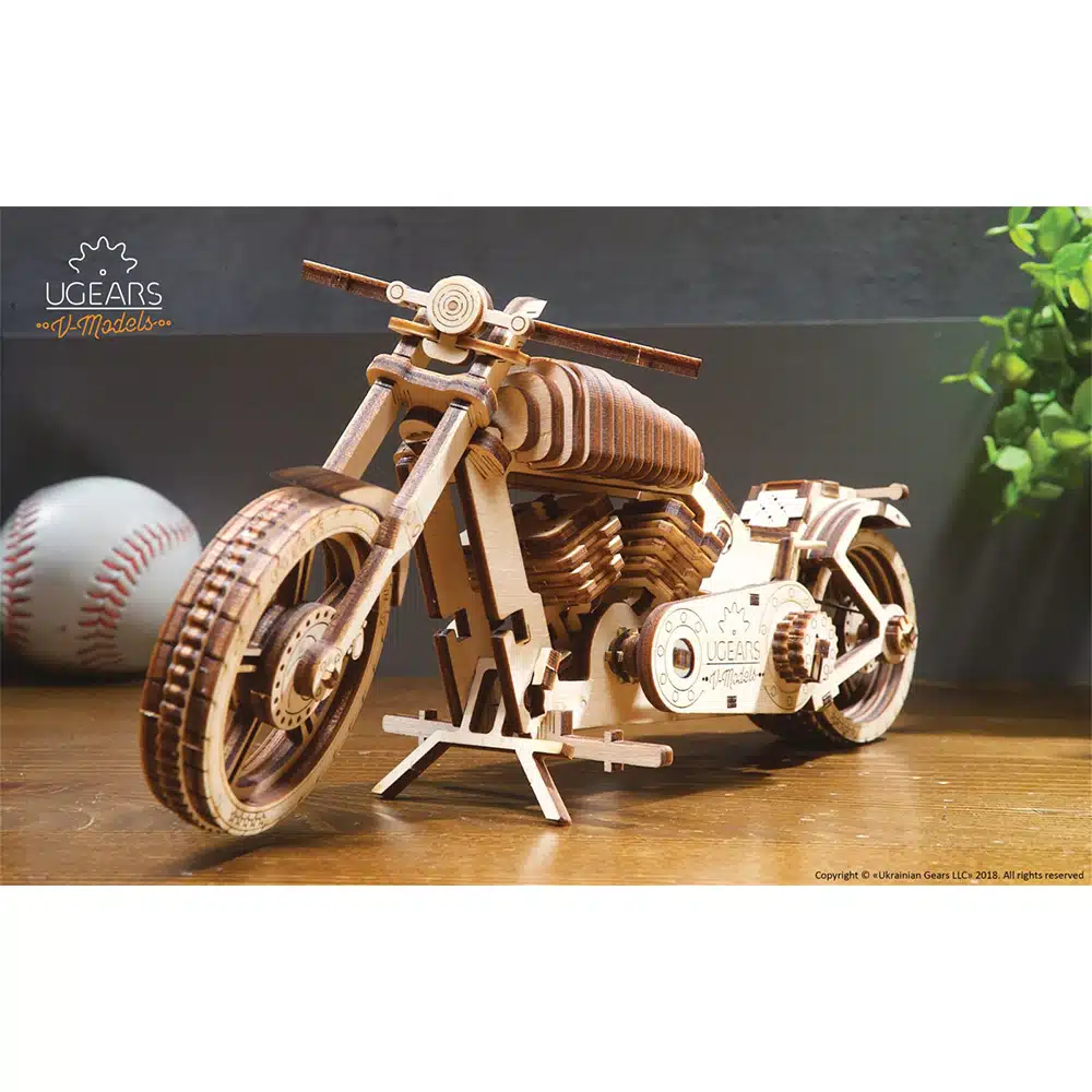 Puzzle 3D Moto VM-02 – Ugears – Image 4