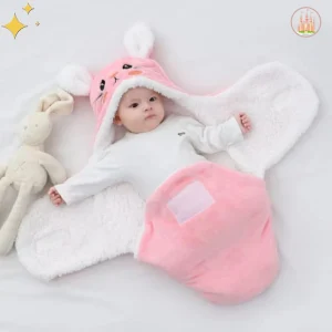 Nid d’ange bébé | Lapin Rose