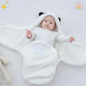 Nid d’ange bébé | Panda blanc