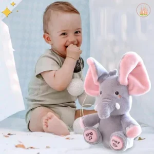 Peluche bruit blanc bébé | Éléphant ElmerPlush™
