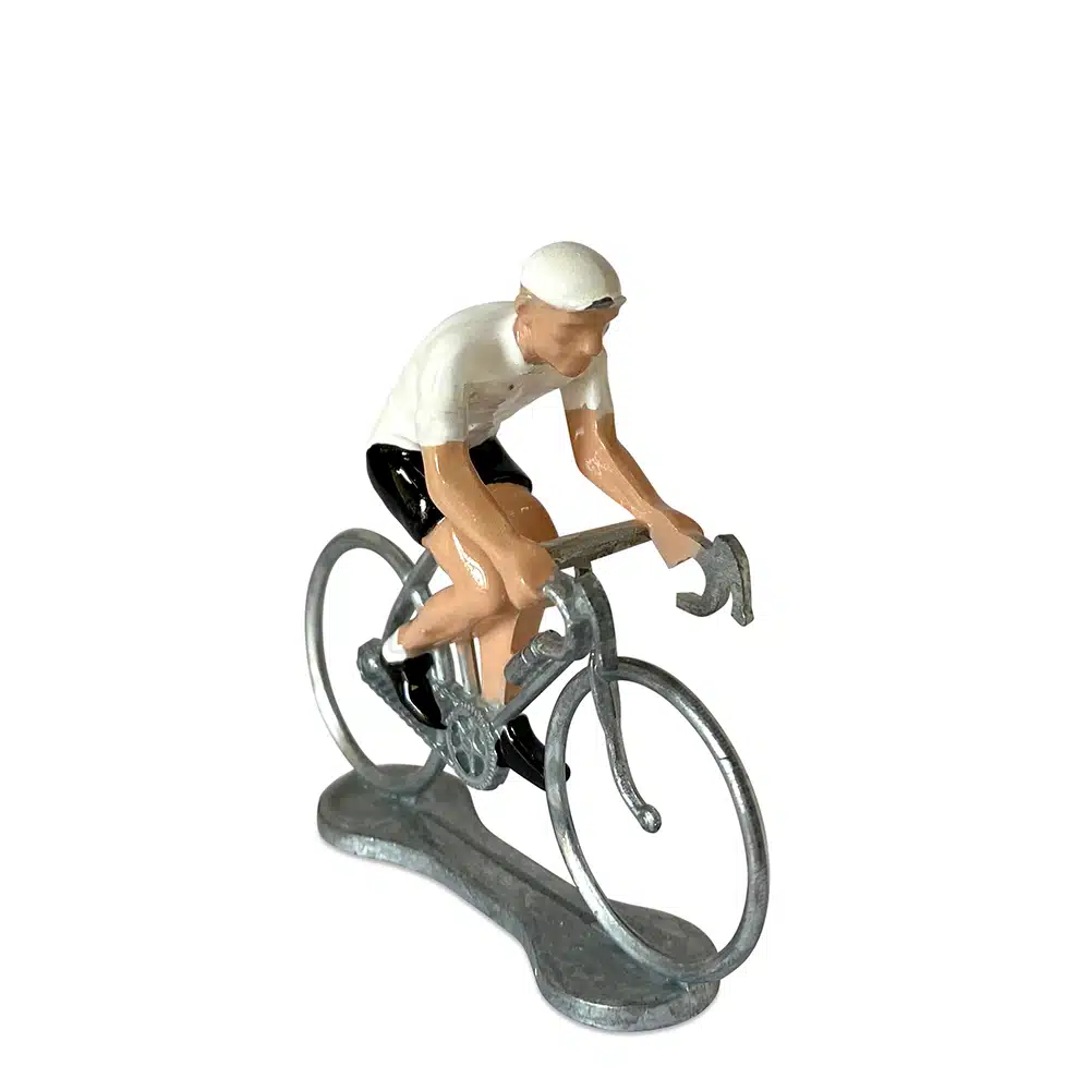 Petit Cycliste Rouleur blanc – Bernard & Eddy – Image 2