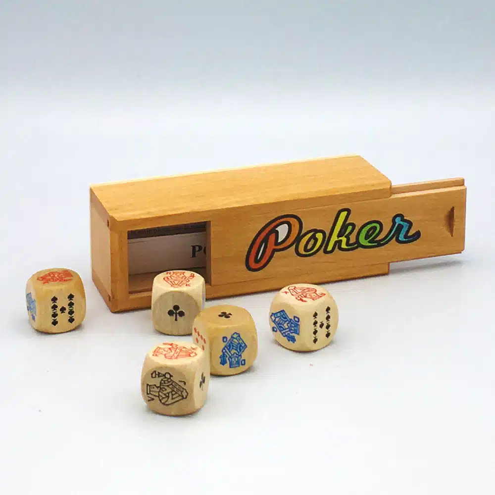 Poker d’as boîte en bois – Artisans du Jura