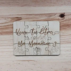 Puzzle Veux-tu être ma Marraine