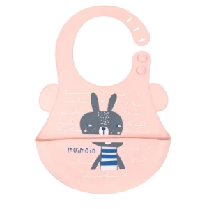 Bavoir en silicone - CHAT