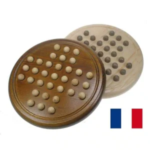 Solitaire avec billes en bois – Artisans du Jura