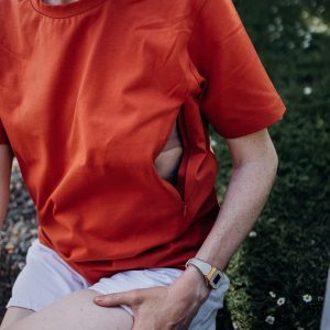 T-shirt d'allaitement "Papaya"