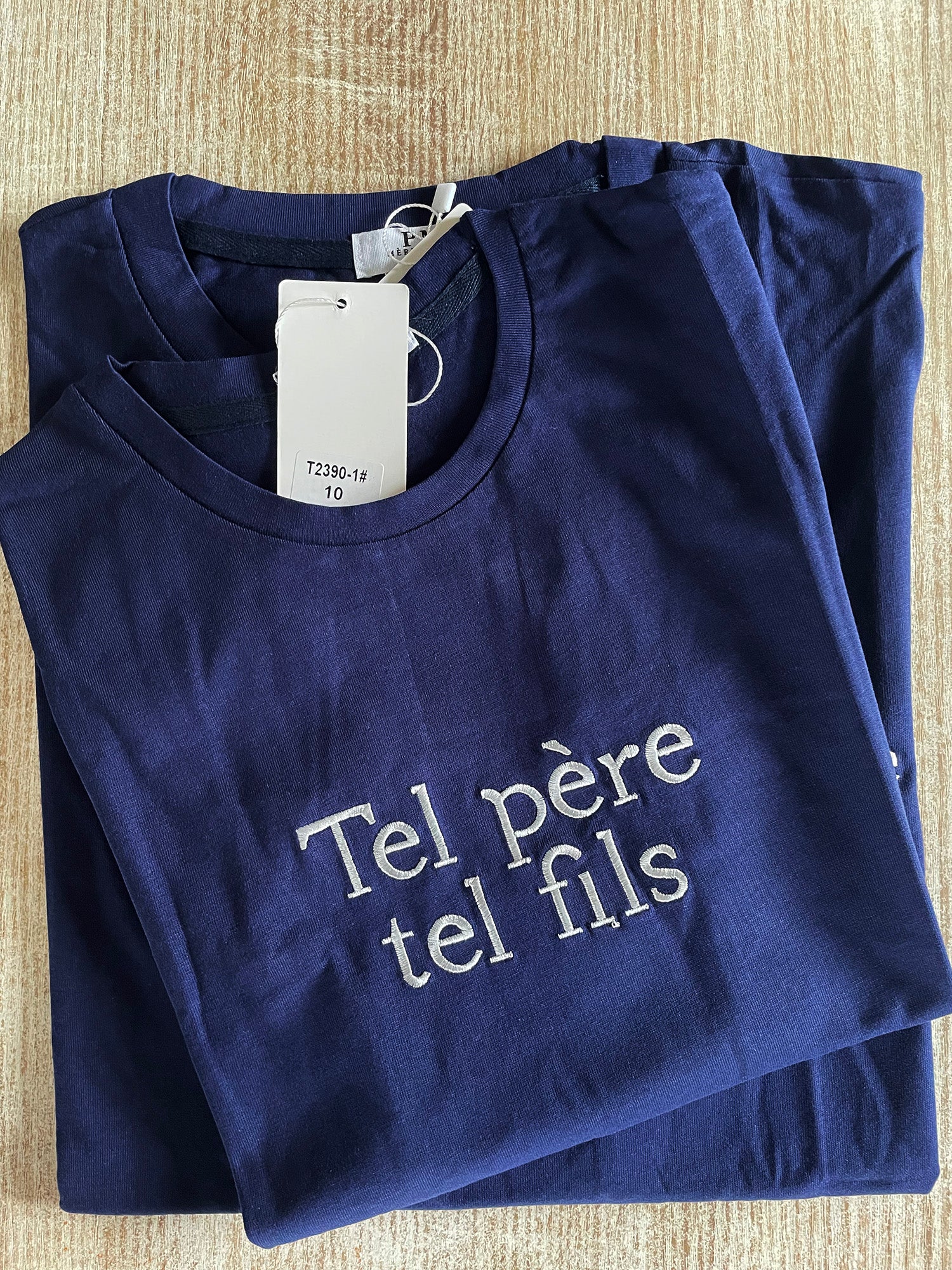 T-shirt "tel père tel fils"