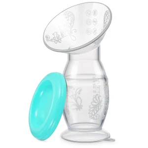 Tire-lait manuel sans BPA bleu