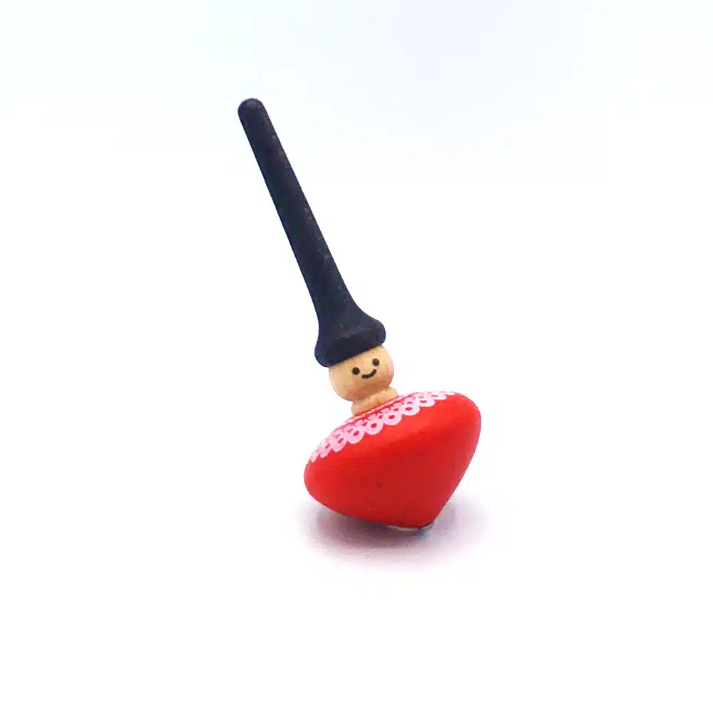 Toupie personnage en bois – Artisans du Jura – Image 2