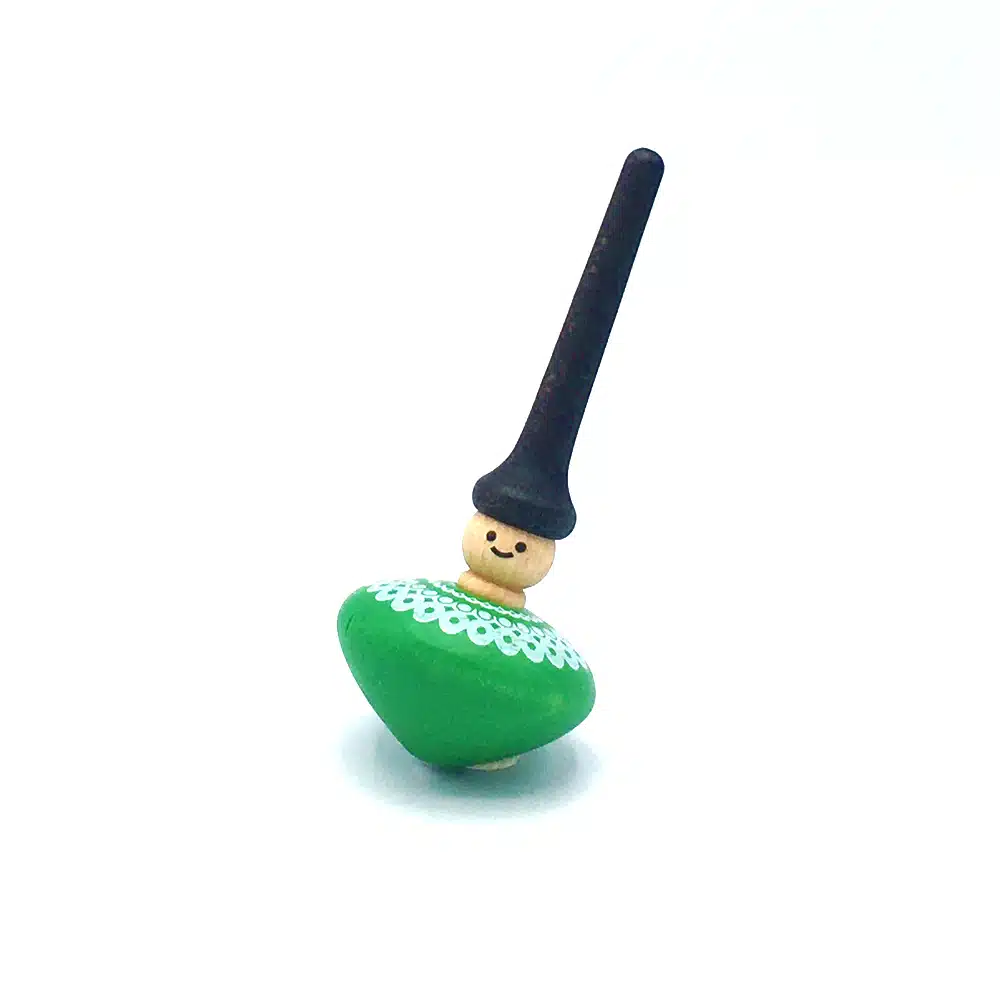 Toupie personnage en bois – Artisans du Jura – Image 3