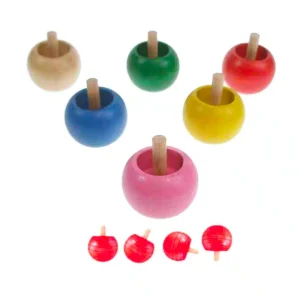 Toupie pirouette en bois – Artisans du Jura
