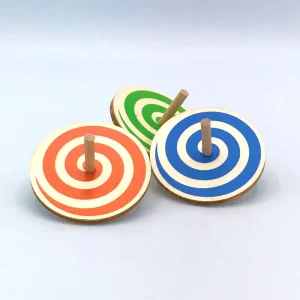 Toupie spirale en bois – Artisans du Jura