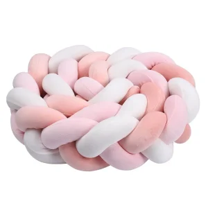 Tour de Lit Bébé Tressé Fille