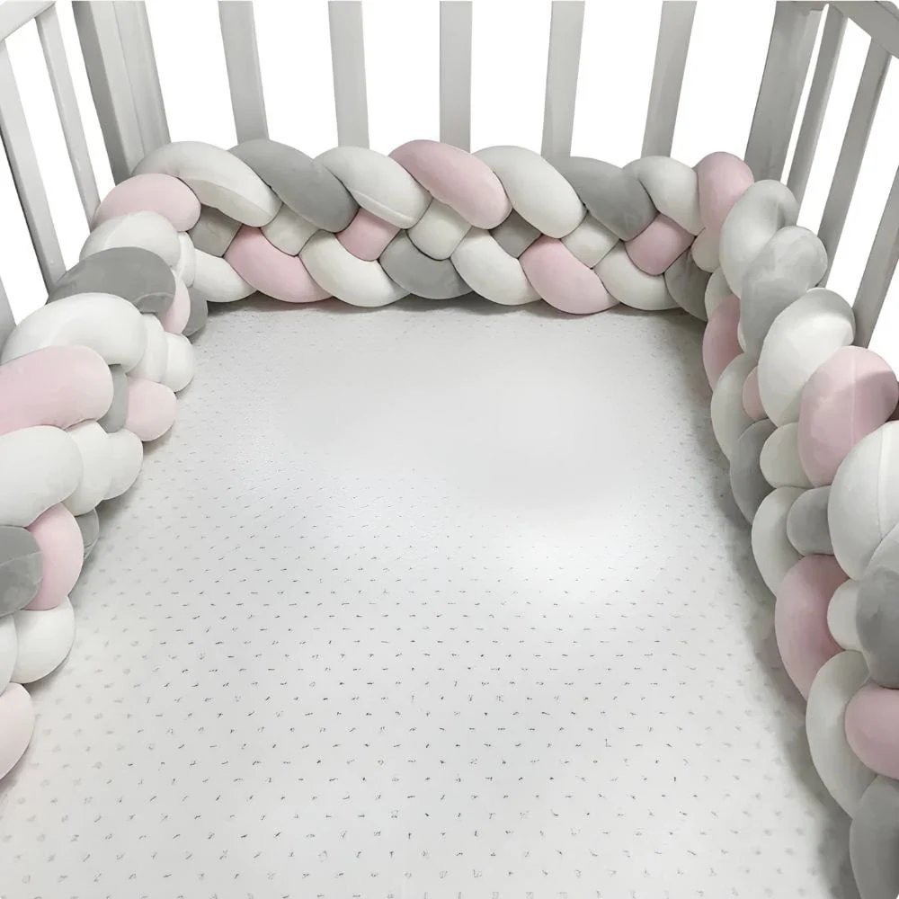 Tour de Lit Respirant Tressé – Image 2