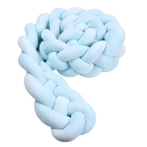 Tour de Lit Tressé Bleu