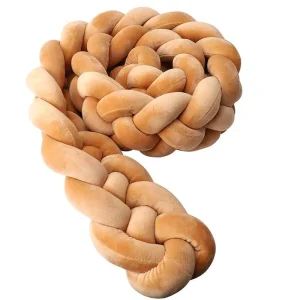 Tour de Lit Tressé Moutarde